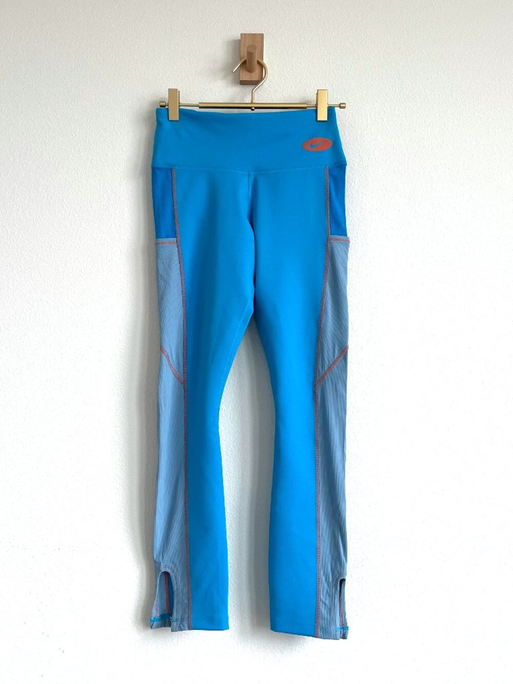 Nike Epic Luxe Running Tights - Rare Laser Blue & Orange - Size S